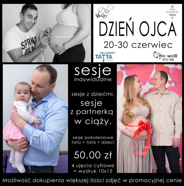 Sesje fotograficzne dla tatusiów!