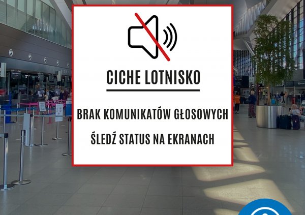 Większy komfort podróży. Lotnisko w Gdańsku dołącza do grona „silent airport”