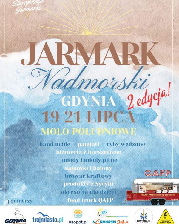 Rękodzieło, chillout i sycylijskie smaki. Nadciąga „Jarmark Nadmorski” 