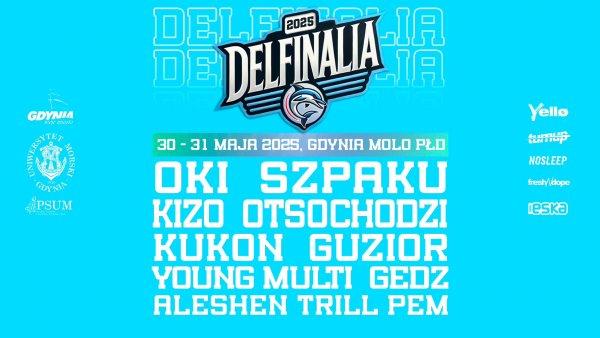 OKI, Otsochodzi, Kizo i Szpaku wystąpią na „Delfinaliach”