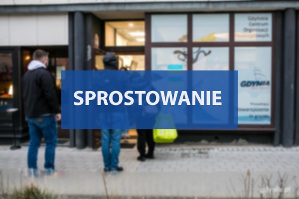 Sprostowanie informacji przekazywanych przez portal Trójmiasto.pl