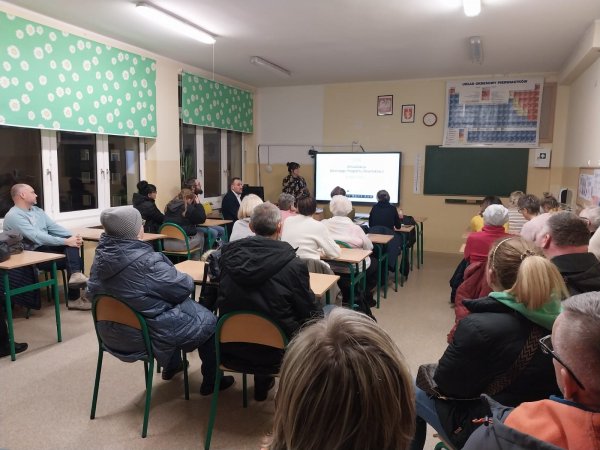 Spotkanie z mieszkańcami Babich Dołów dotyczące działań rewitalizacyjnych na podobszarze