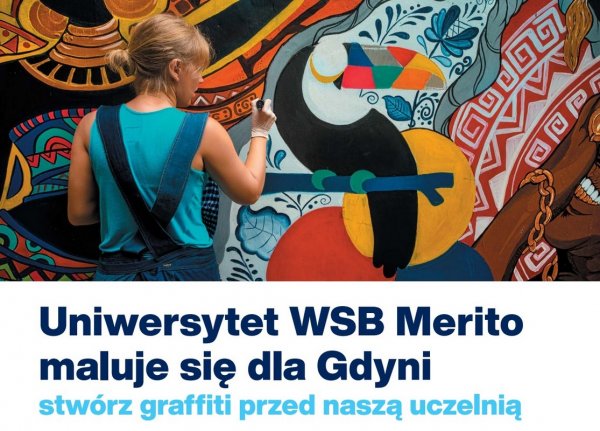 Stwórz graffiti i odmień wygląd Uniwersytetu WSB Merito