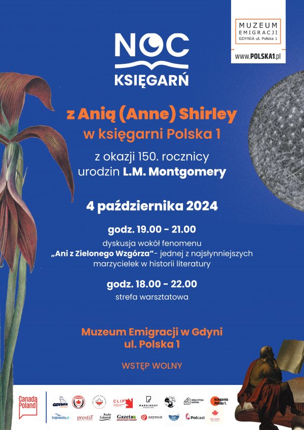 Noc Księgarń z Anią (Anne) Shirley W Muzeum Emigracji w Gdyni