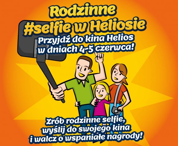 Rodzinne #selfie w kinie Helios – konkurs!