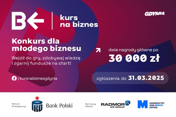 Rusza konkurs „Kurs na Biznes”. Nie zwlekaj i wygraj 30 tys. zł