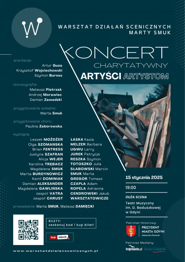 Artyści Artystom w Teatrze Muzycznym. Koncert w szczytnym celu