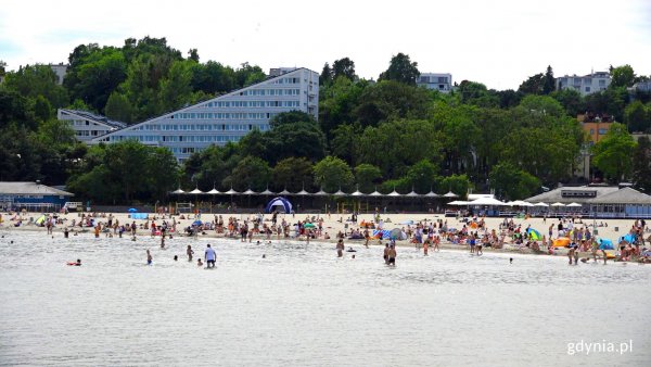 Gdyńska plaża najlepsza na upały