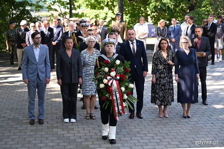 Na zdjęciu (od lewej): Marek Dudziński, radny Gdyni, Joanna Zielińska, radna Gdyni, Tomasz Augustyniak, wiceprezydent Gdyni, Anna Szpajer, radna Gdyni, Agnieszka Tokarska, radna Gdyni (fot. Michał Puszczewicz)