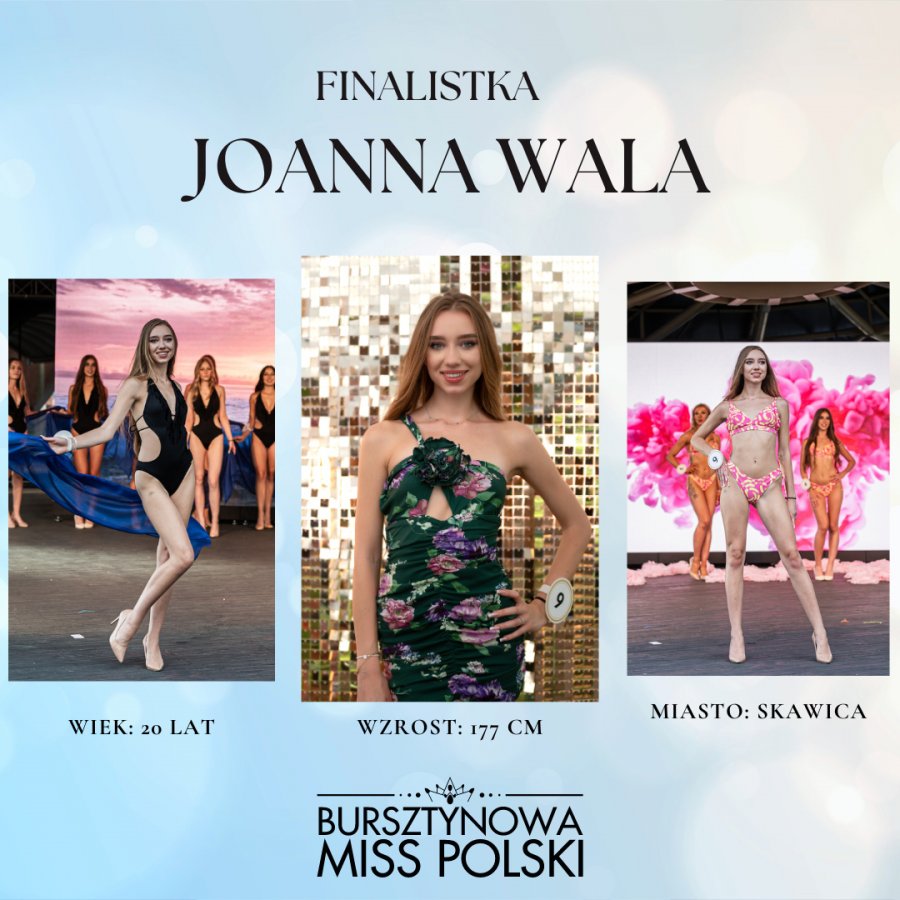 Finalistka konkursu Bursztynowej Miss Polski 2024, fot. Bursztynowa Miss Polski