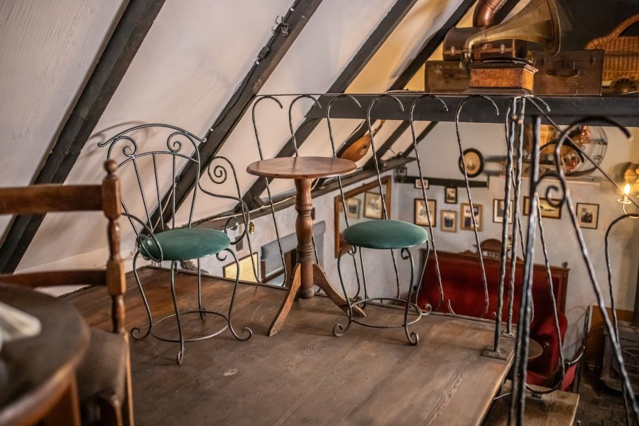 Wnętrze Cafe Strychu