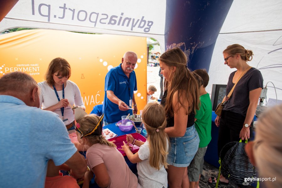 "Pożegnanie wakacji" z GCS na plaży, fot. Dawid Linkowski