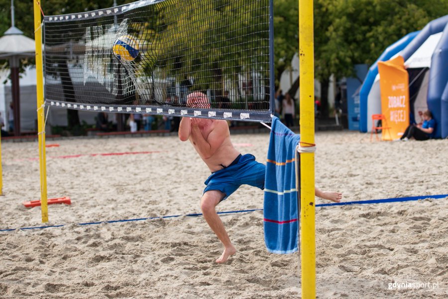 "Pożegnanie wakacji" z GCS na plaży, fot. Dawid Linkowski