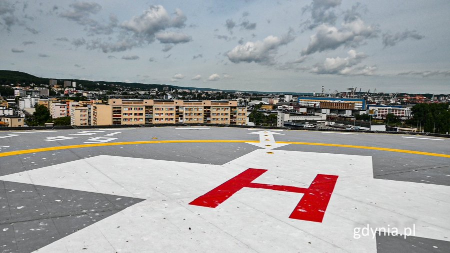 Lądowisko dla helikopterów LPR-u (fot. Magdalena Starnawska)