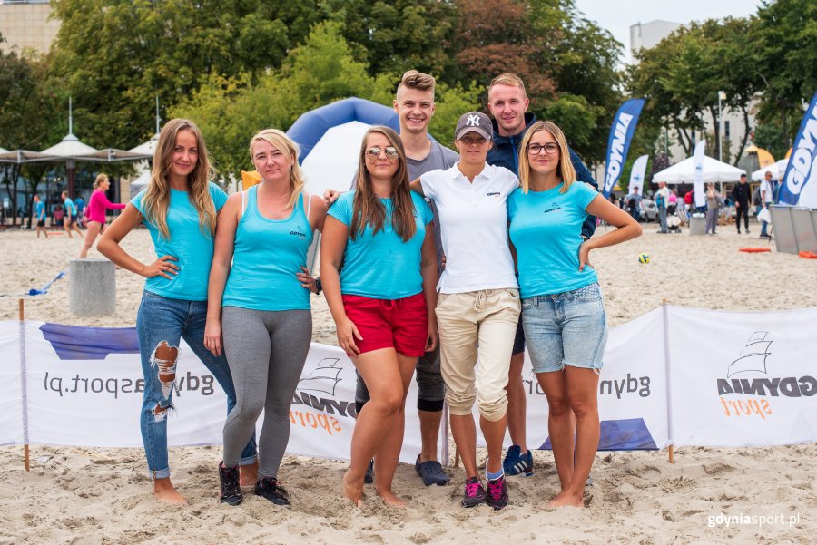 "Pożegnanie wakacji" z GCS na plaży, fot. Dawid Linkowski