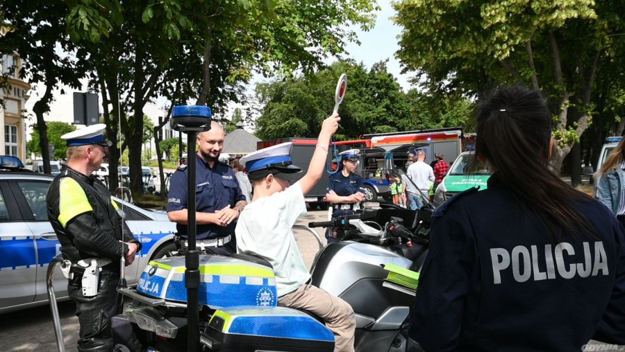 Atrakcje przygotowała Komenda Miejska Policji w Gdyni // fot. Dominika Sobiech