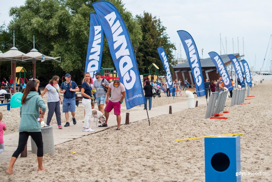 "Pożegnanie wakacji" z GCS na plaży, fot. Dawid Linkowski