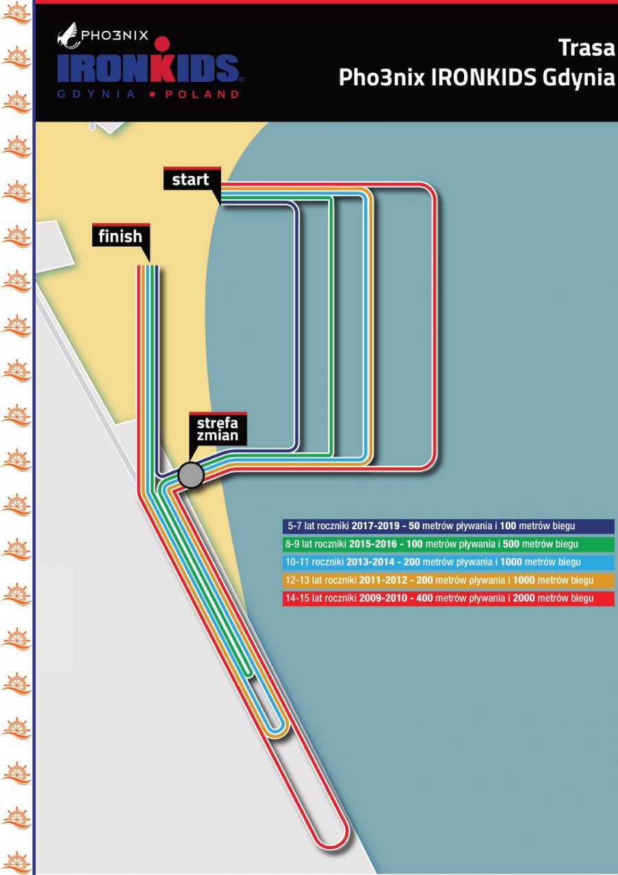 Mapa trasy Enea IronMan - zmiany w organizacji ruchu