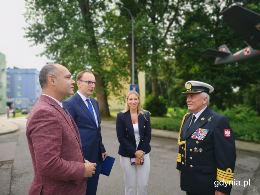 Przedstawiciele Rady Miasta Gdyni Jakub Ubych, Anna Salomon (fot. Małgorzata Kaliszewska)