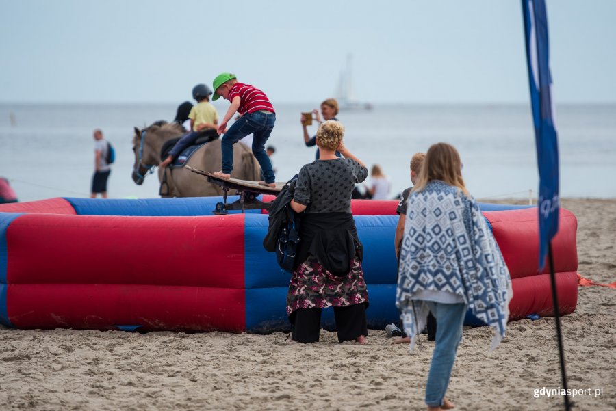 "Pożegnanie wakacji" z GCS na plaży, fot. Dawid Linkowski