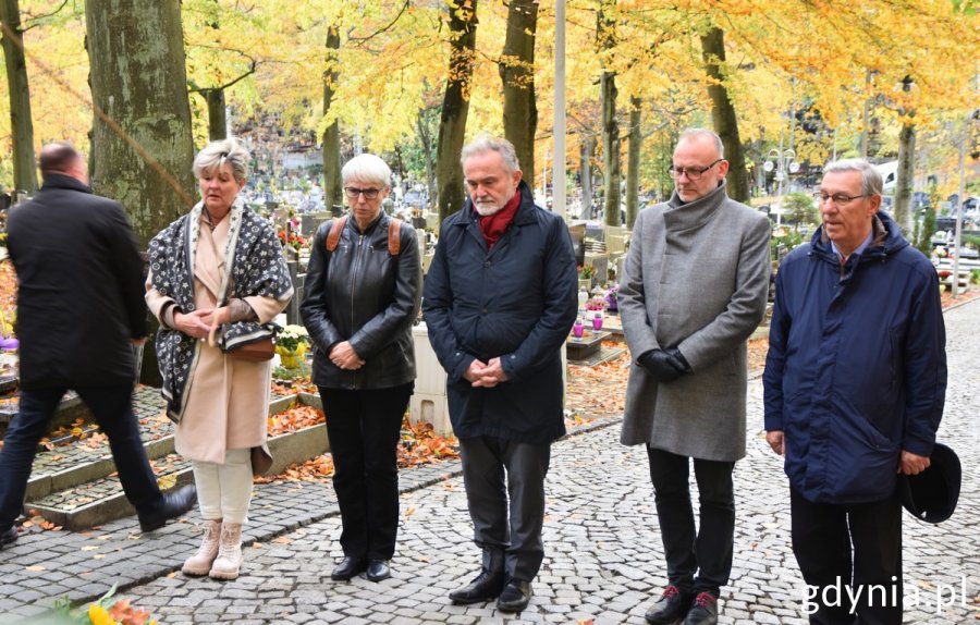 Na zdjęciu od lewej: Elżbieta Raczyńska, Joanna Zielińska, Wojciech Szczurek, Michał Guć, Zenon Roda//fot. Magdalena Śliżewska 