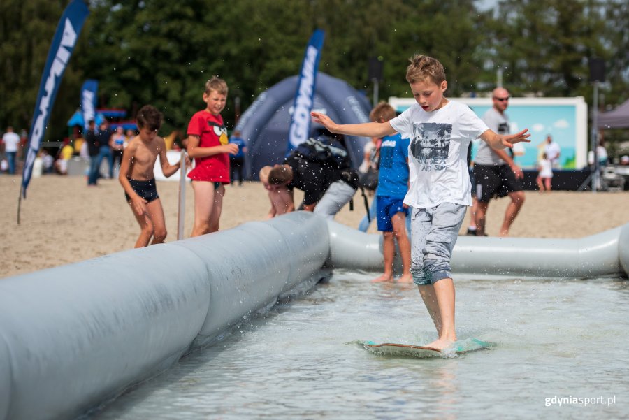 "Pożegnanie wakacji" z GCS na plaży, fot. Dawid Linkowski