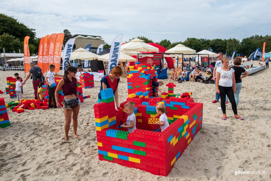 "Pożegnanie wakacji" z GCS na plaży, fot. Dawid Linkowski