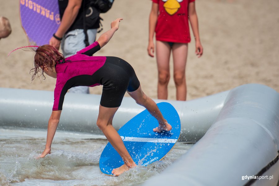 "Pożegnanie wakacji" z GCS na plaży, fot. Dawid Linkowski