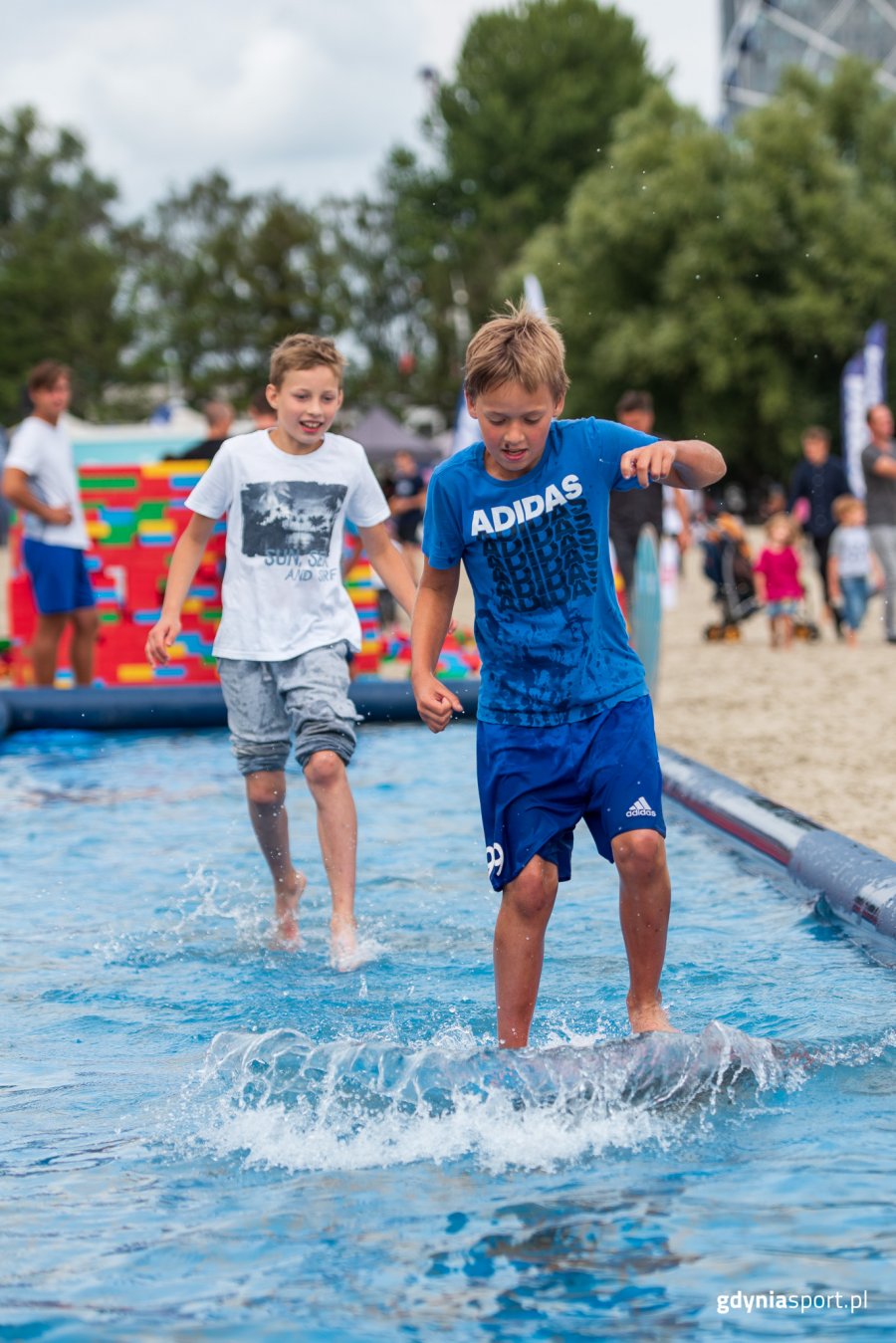 "Pożegnanie wakacji" z GCS na plaży, fot. Dawid Linkowski