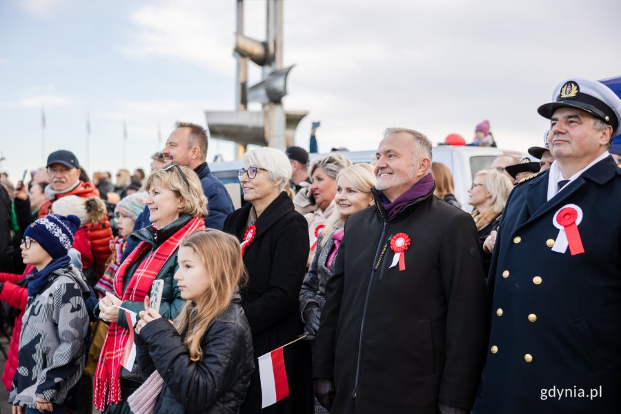 Powrót Daru Młodzieży do Gdyni 11 listopada. Fot. Karol Stańczak