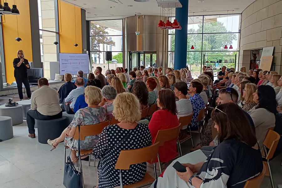 Spotkanie Oktawii Gorzeńskiej, wiceprezydentki Gdyni ze środowiskiem edukacyjnym