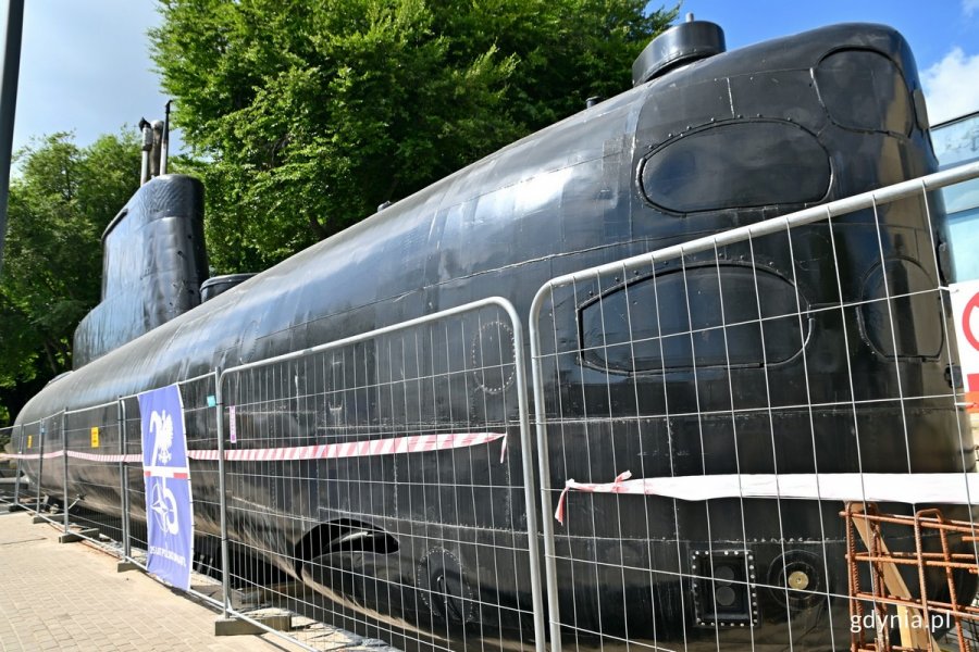 Okręt podwodny typu Kobben – dawny „Sokół” – na ekspozycji plenerowej Muzeum Marynarki Wojennej