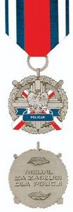 srebrny Medal za zasługi dla Policji
