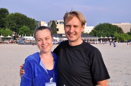 Marko Kantaneva na plaży w Gdyni, fot. Krzysztof Romański Marko Kantaneva na plaży w Gdyni, fot. Krzysztof Romański