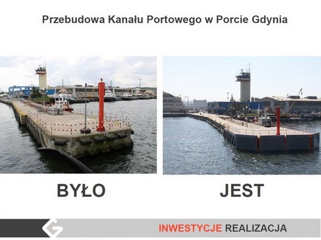 Przebudowa kanału portowego w Porcie Gdynia Przebudowa kanału portowego w Porcie Gdynia