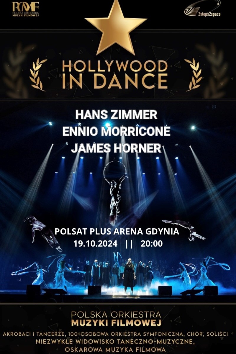 Plakat promujący widowisko „Hollywood in Dance” (fot. materiały prasowe)