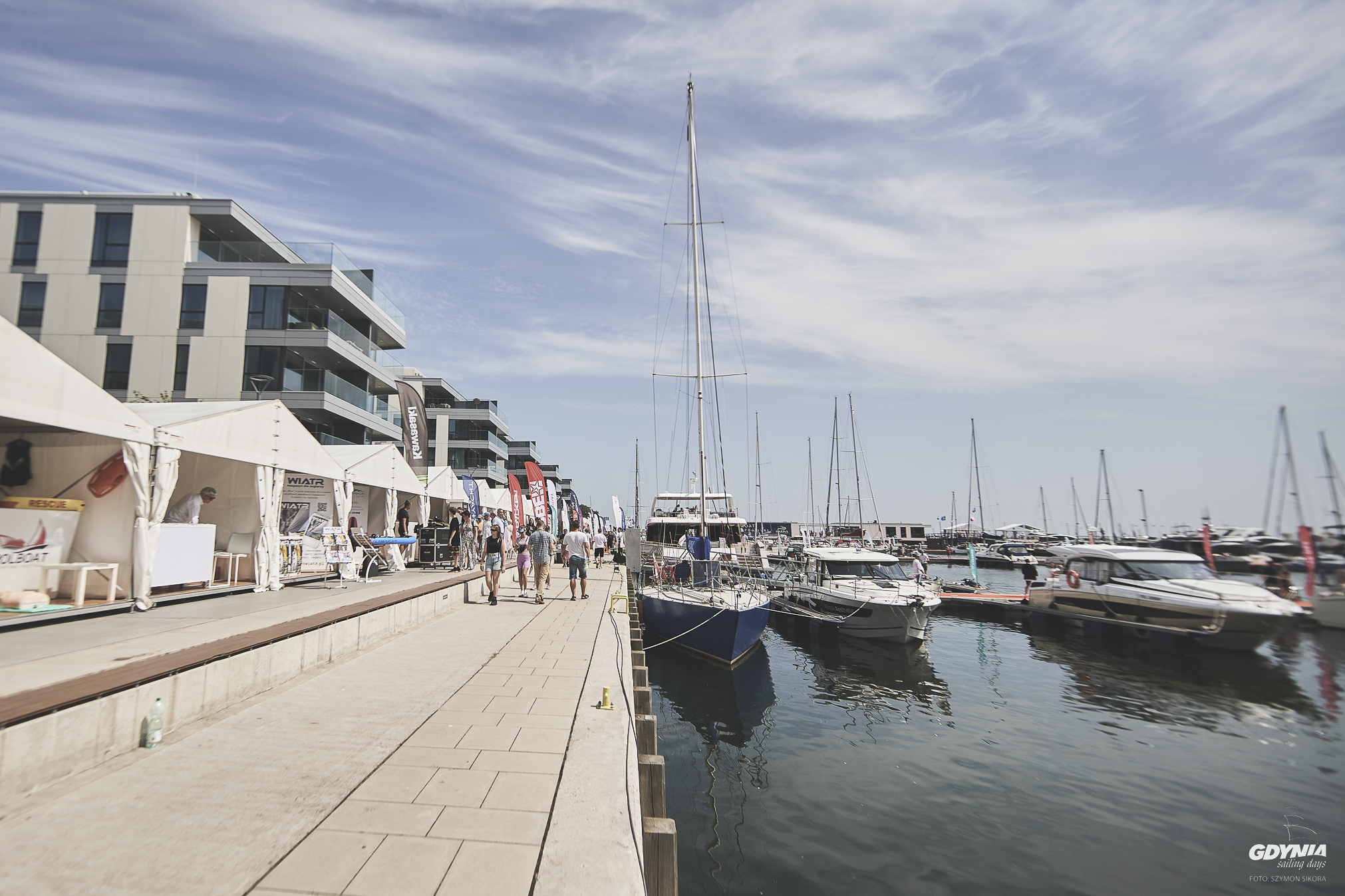 Polboat Yachting Festival 2022 w Gdyni to także miejsce dla wystawców związanych z branżą, fot. Szymon Sikora / Gdynia Sailing Days