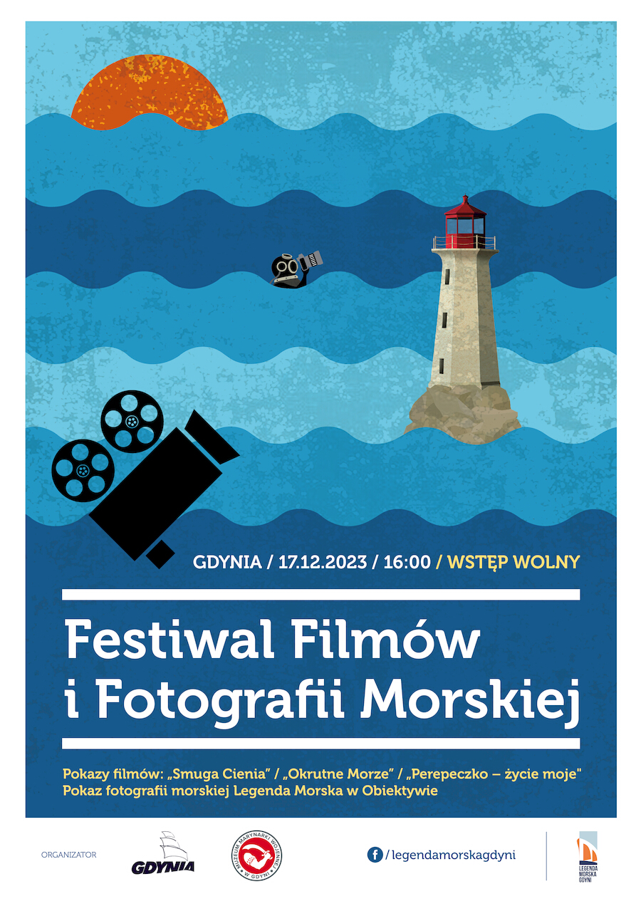 Plakat: Festiwal Filmów i Fotografii Morskiej