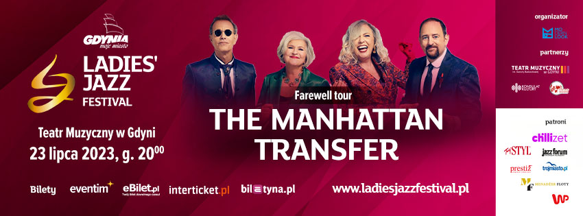 23 lipca, godz. 20.00 – The Manhattan Transfer „50th Anniversary & Final World Tour” / Teatr Muzyczny,