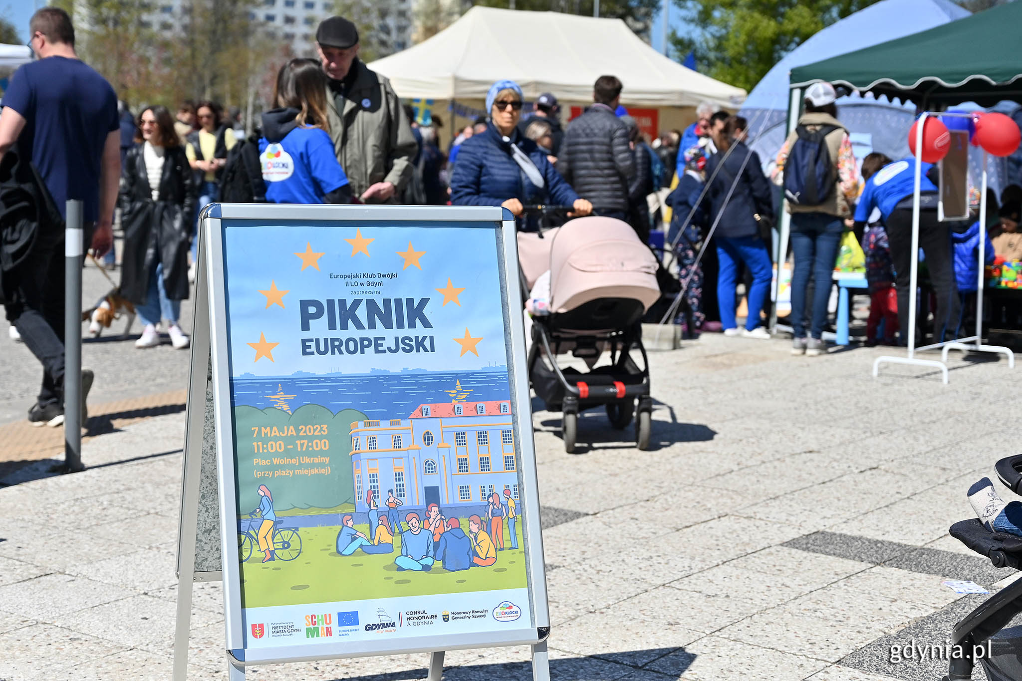 Piknik Europejski na placu Wolnej Ukrainy. Fot. Michał Puszczewicz