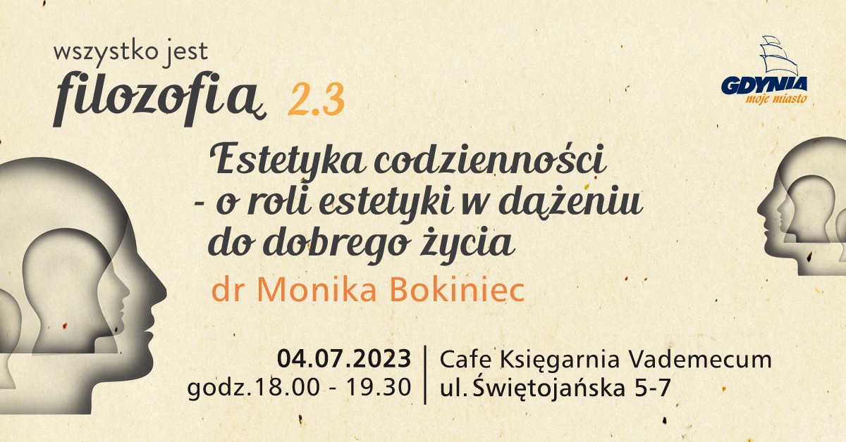 Estetyka codzienności – spotkanie z dr Moniką Bokiniec