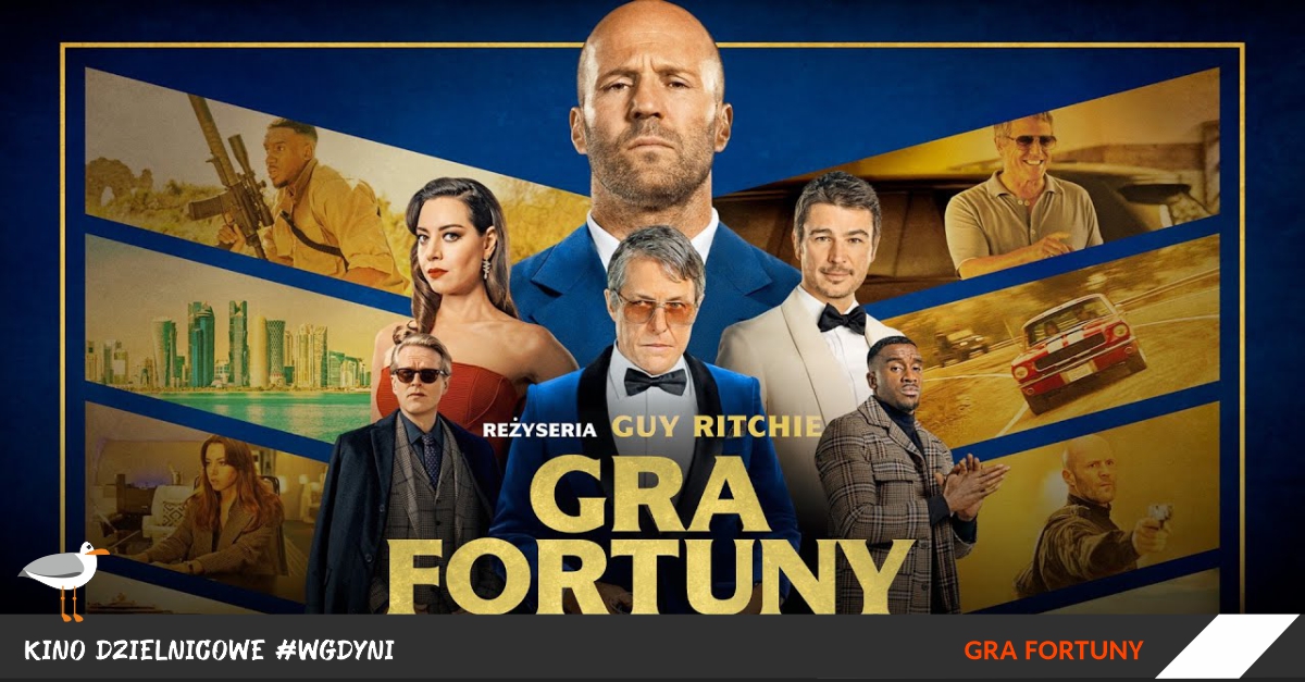 Kino dzielnicowe #wGdyni, plakat filmu "Gra Fortuny"