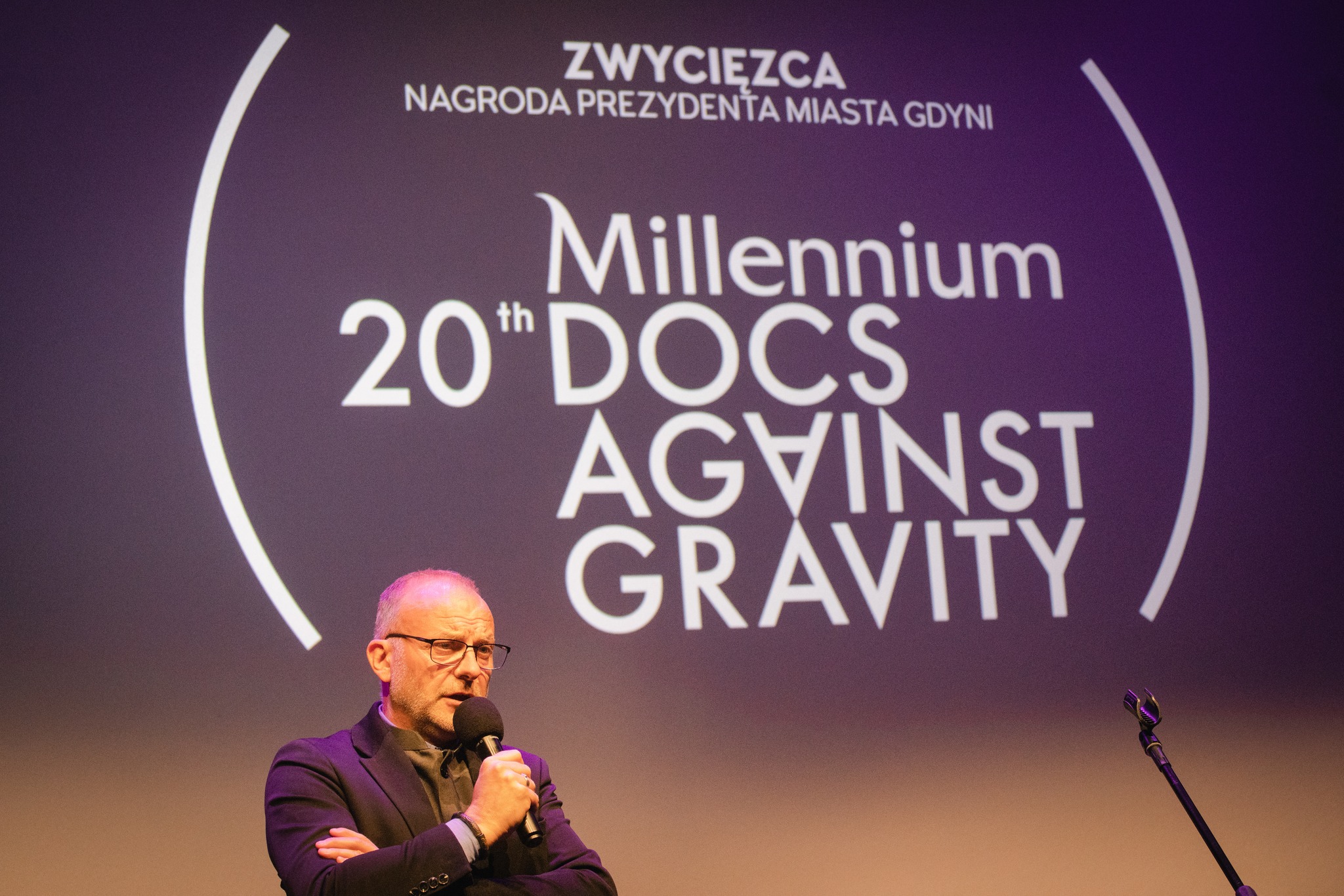 Wiceprezydent Gdyni Michał Guć podczas gali wręczenia nagród MDAG Gdynia 2023. Fot. MDAG