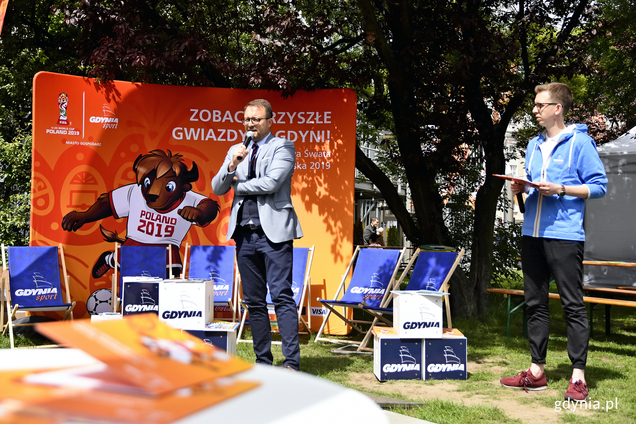 Wiceprezydent Marek Łucyk otwierający „Mistrzowskie Smaki Świata”, fot. Kamil Złoch